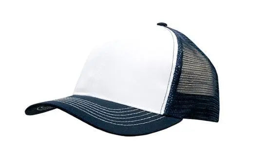 Headwear Mesh Back Breathable P/twill 3819 Caps X12 - 3819 - City Workwear